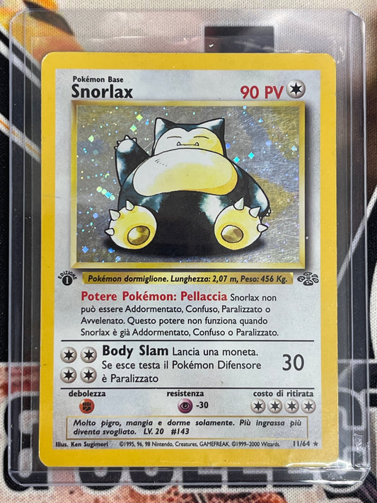 Pokémon Italian Snorlax Holo Jungle 11/64 DM
