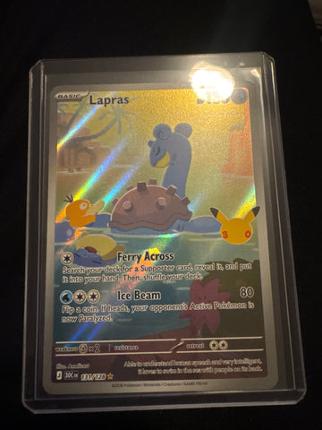 Pokemon Lapras 131/128 30th Celebration
