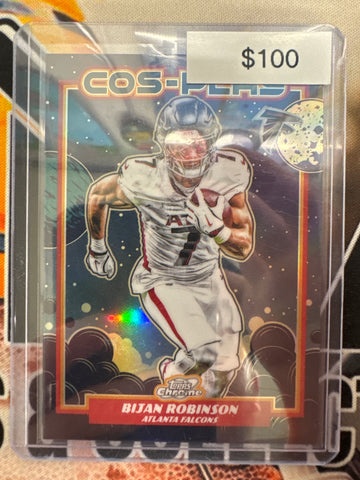 2025 Topps Chrome Cosmic NFL Bijan Robinson Cos-Play SSP