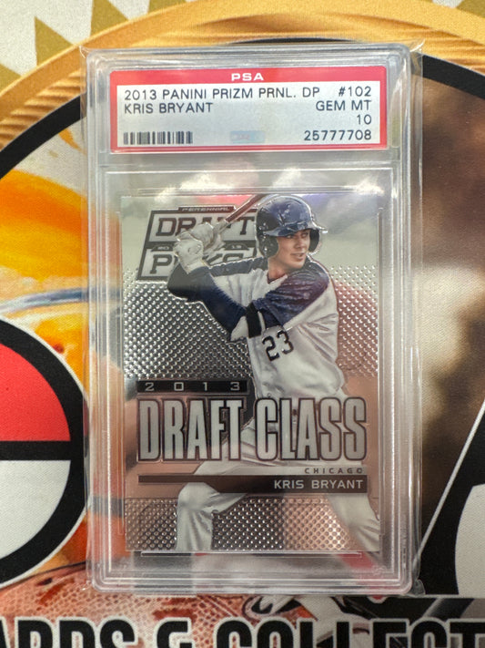2013 Panini Prizm Perennial Draft Picks Kris Bryant PSA 10