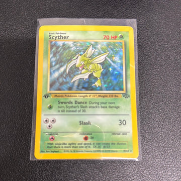 Pokémon Scyther Holo jungle 1st edition HP