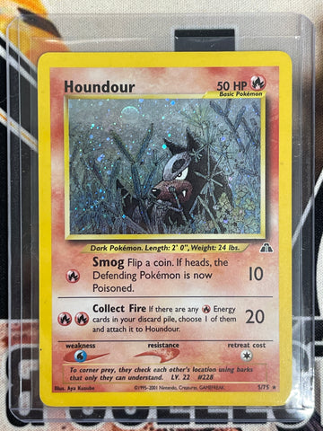 Pokémon Houndour Holo Neo Discovery 5/75