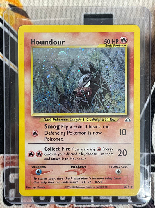 Pokémon Houndour Holo Neo Discovery 5/75