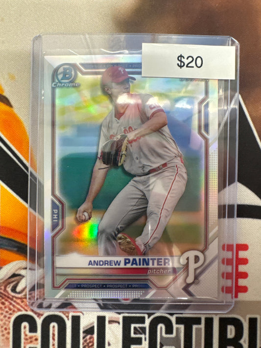 2021 Bowman Draft Chrome Andrew Painter 1st Bowman Refractor