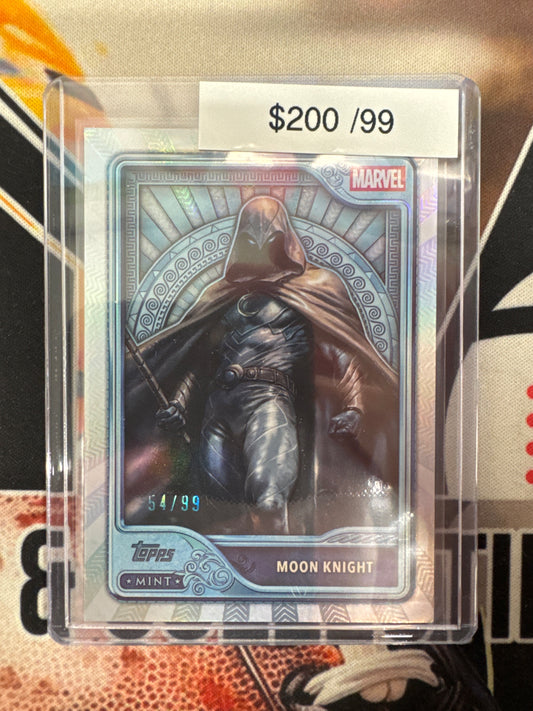 2026 Topps Marvel Mint Moon Knight Platinum Card In Marvel We Trust /99