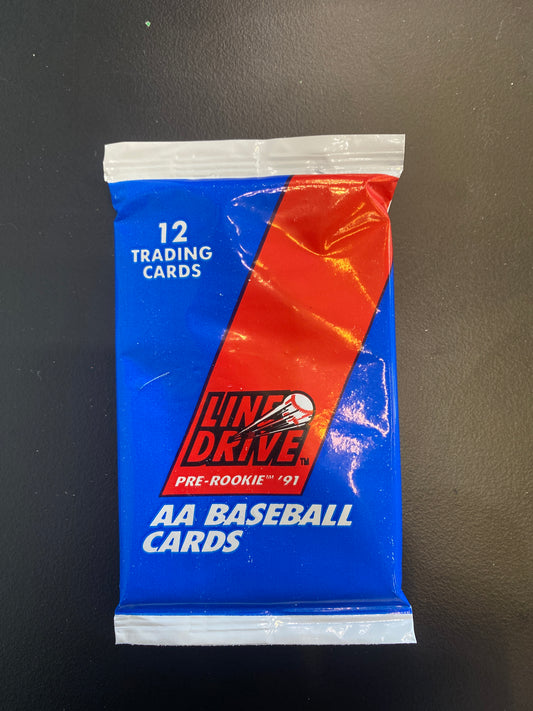 1991 Line Drive Pre-Rookie AA Baseball Card Pack