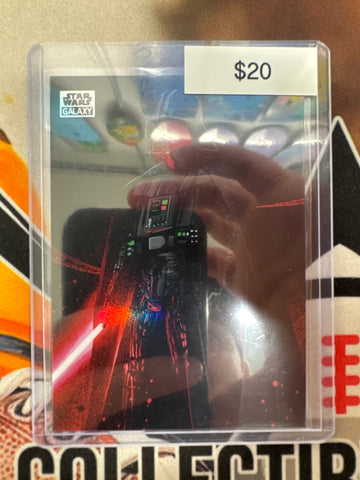 2025 Topps Chrome Star Wars Galaxy Darth Vader Refractor