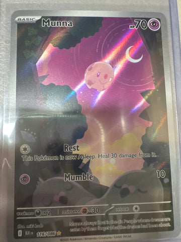 Pokemon Munna 116/086 Black Bolt