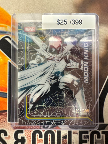 2026 Topps Chrome Marvel Moon Knight Spider-Web Refractor /399