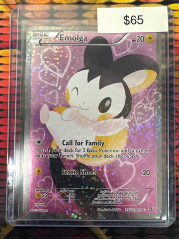 Pokémon Emolga Full Art Legendary Treasures Radiant Collection RC23/RC25