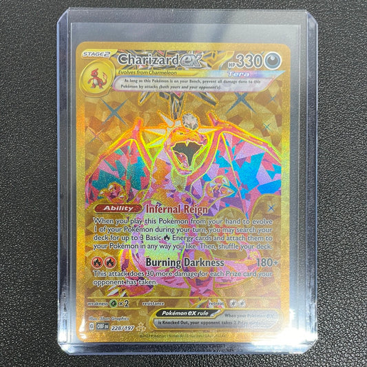 Pokémon Charizard ex Hyper Rare (Obsidian Flames) 228/197