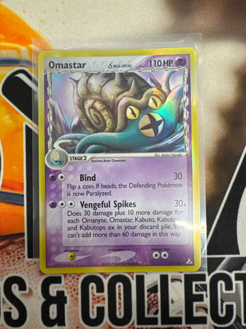 Pokémon Omastar Delta Species 13/110 Holon Phantoms Holo