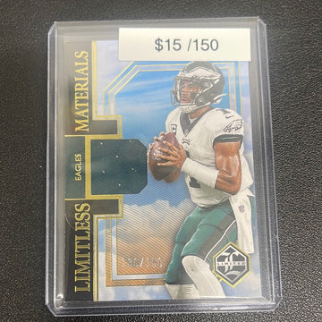 2023 NFL Limited Jalen Hurts Limitless Materials Patch /150