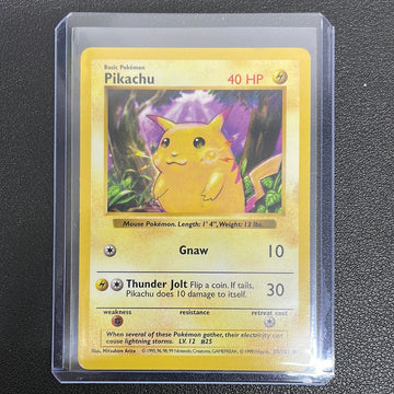 Pokémon Shadowless Pikachu (Base Set) 58/102 DM