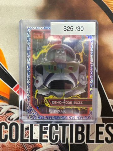 Topps Toy Story 30th Anniversary Demo-Mode Buzz So Play Nice 30th Anniversary Refractor /30