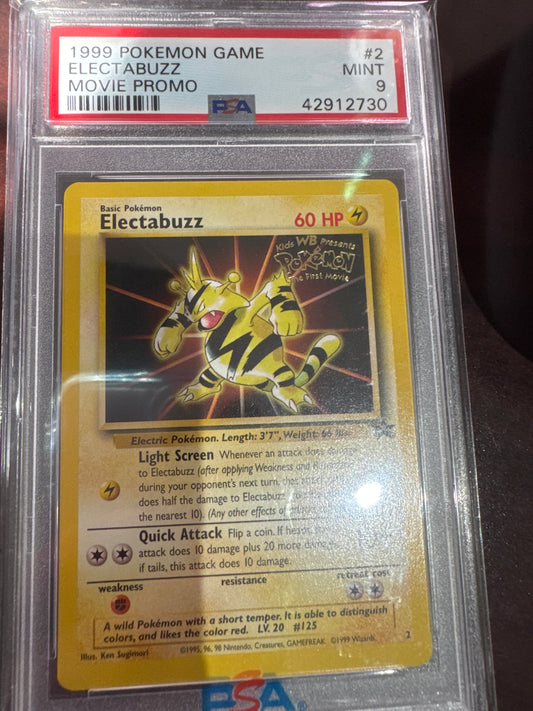 Pokemon Electabuzz movie promo PSA 9