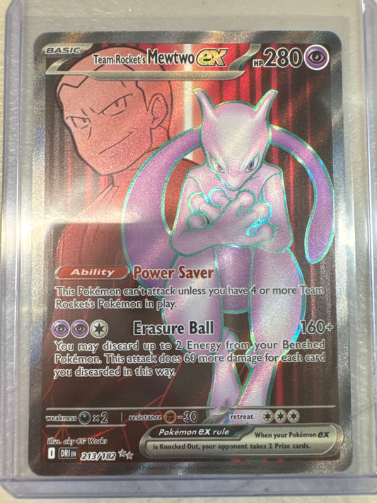 Team Rocket’s Mewtwo ex 213/182 Destined Rivals