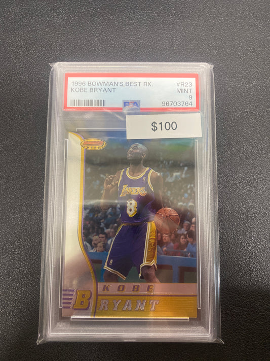 1996 Bowmans Best Rookie Kobe Bryant PSA 9