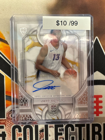 2024 Topps Royalty Basketball Jett Howard Certified Rookie Autograph Refractor /99