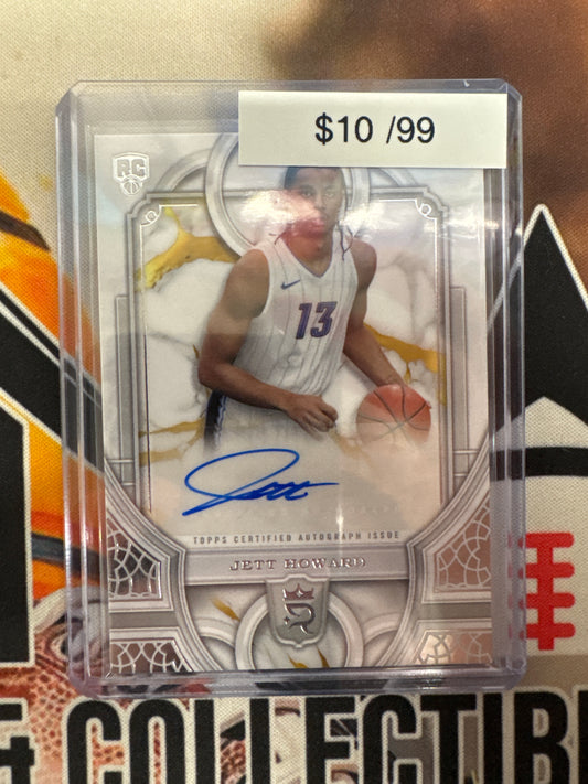 2024 Topps Royalty Basketball Jett Howard Certified Rookie Autograph Refractor /99