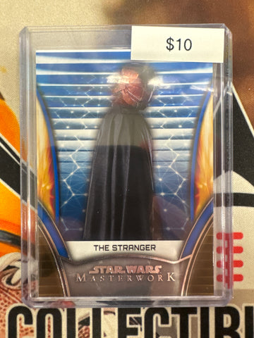 2025 Topps Star Wars Masterwork The Stranger Blue Refractor