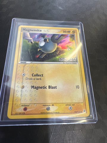 Pokemon Magnemite 74/111 ex Delta Species reverse holo