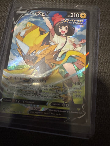 Pokemon Zeraora V TG16/TG30 silver tempest