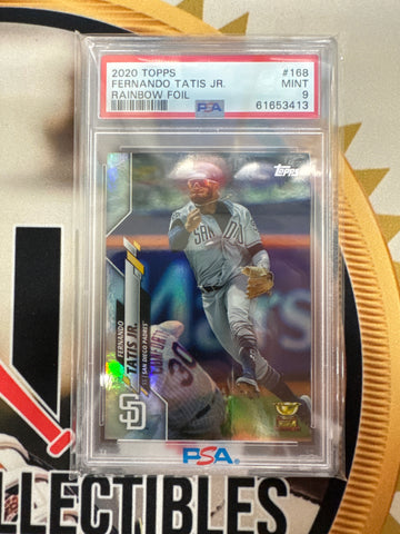 2020 Topps MLB Fernando Tatis Jr Rainbow Foil PSA 9