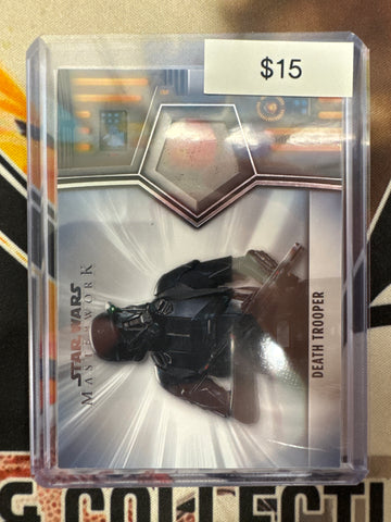 2025 Topps Star Wars Masterwork Death Trooper Relic Card Outland Tie Fighter