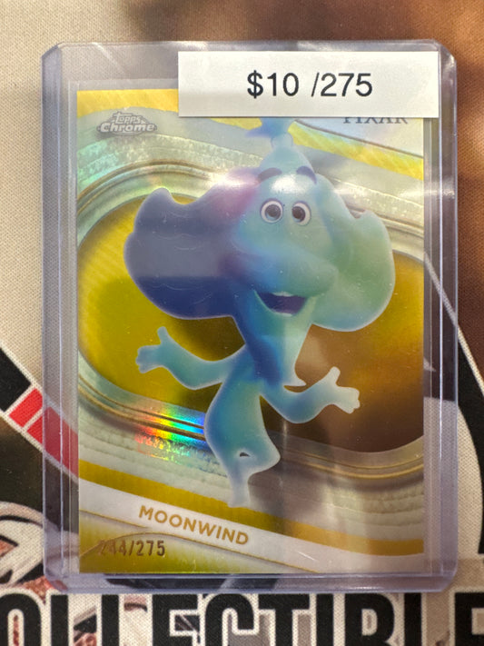 2025 Topps Chrome Disney Moonwind Yellow Refractor /275