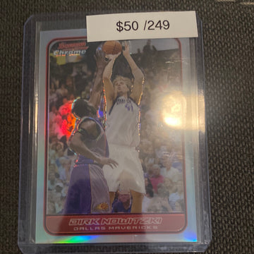 2006 Topps Bowman Chrome Dirk Nowitzki refractor /249