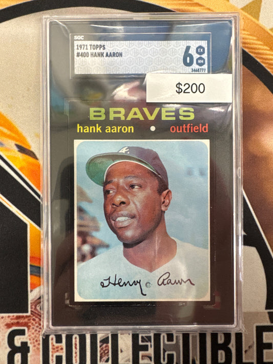 1971 Topps MLB Hank Aaron SGC 6