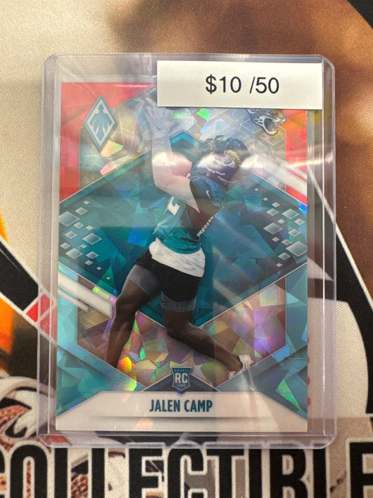 2021 Panini Phoenix NFL Jalen Camp Rookie Cracked Ice Prizm /50