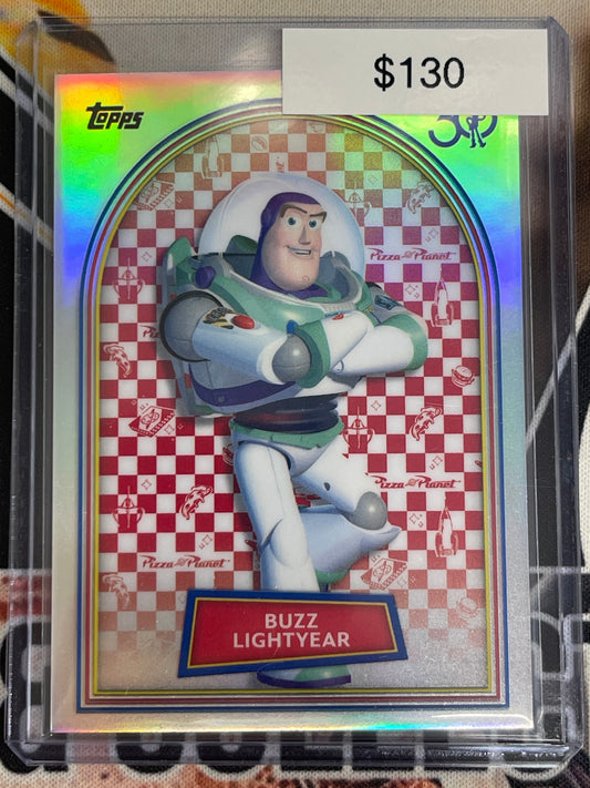 2025 Topps Pixar 30 Years Of Toy Story Buzz Lightyear Pizza Plant Image Variation SP