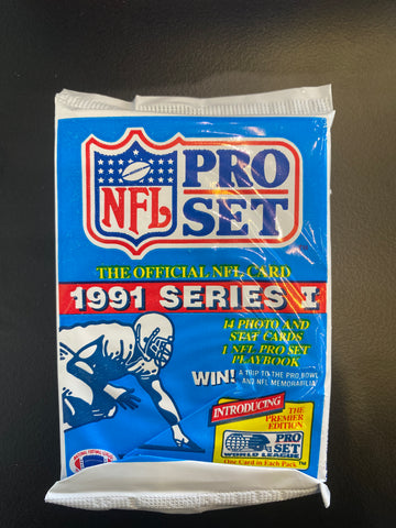 1991 NFL Pro Set Series One Pack