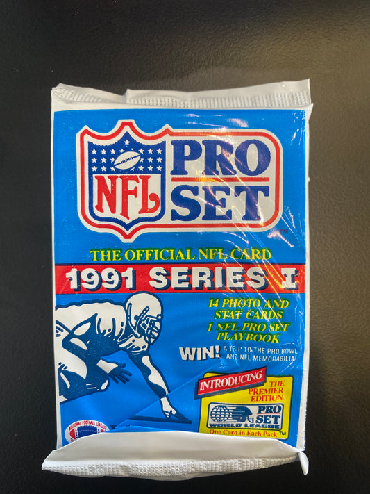 1991 NFL Pro Set Series One Pack
