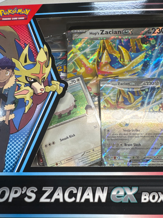 Pokemon Hop’s Zacian ex box