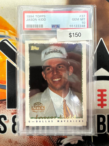 1994 Topps NBA Jason Kidd Draft Pick Rookie PSA 10