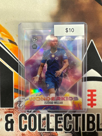 2026 Topps Chrome Champions League Estevao Willian Rookie Wonderkids