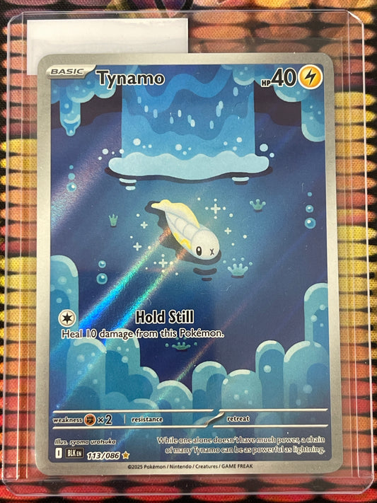 Pokémon Tynamo Illustration Rare Black Bolt 113/086