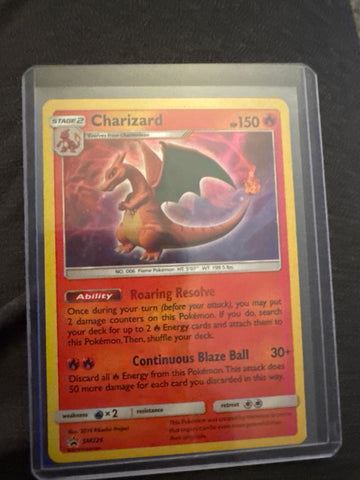 Pokémon Charizard Holo black star promo SM226 LP