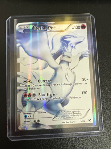 Pokémon Reshiram Black and White 113/114 LP