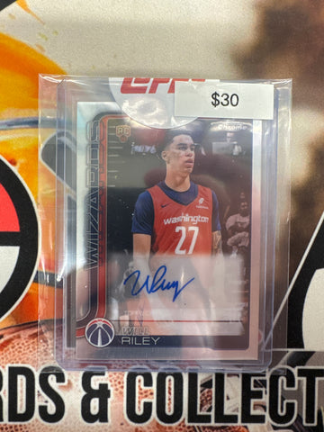 2025-26 Topps Chrome NBA Will Riley Rookie Autograph