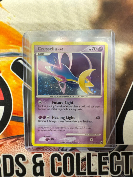 Pokémon Cresselia Lv. 43 Majestic Dawn Holo Rare 2/100