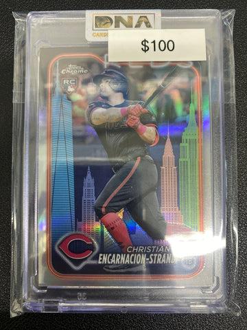 2024 Topps Chrome Christian Encarnacion-Strand Cityscape Rookie 65