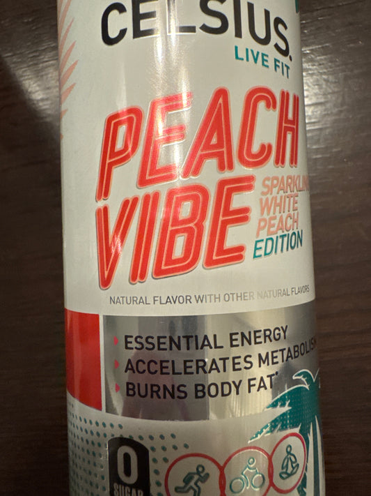 Cafe Celsius Peach Vibe