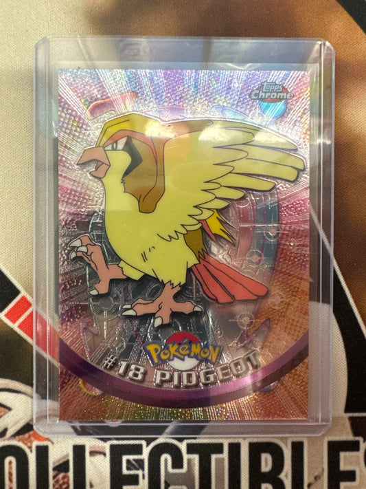 2000 Topps Chrome Pokemon Pidgeot TV Animation Series #18