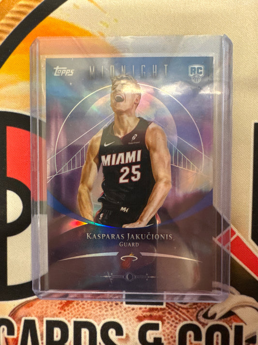 2025-26 Topps Midnight NBA Kasparas Jakucionis Rookie Refractor