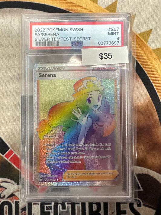 Pokémon Serena Rainbow 207/195 PSA 9