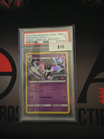 Pokemon Malamar SM117 staff promo PSA 5